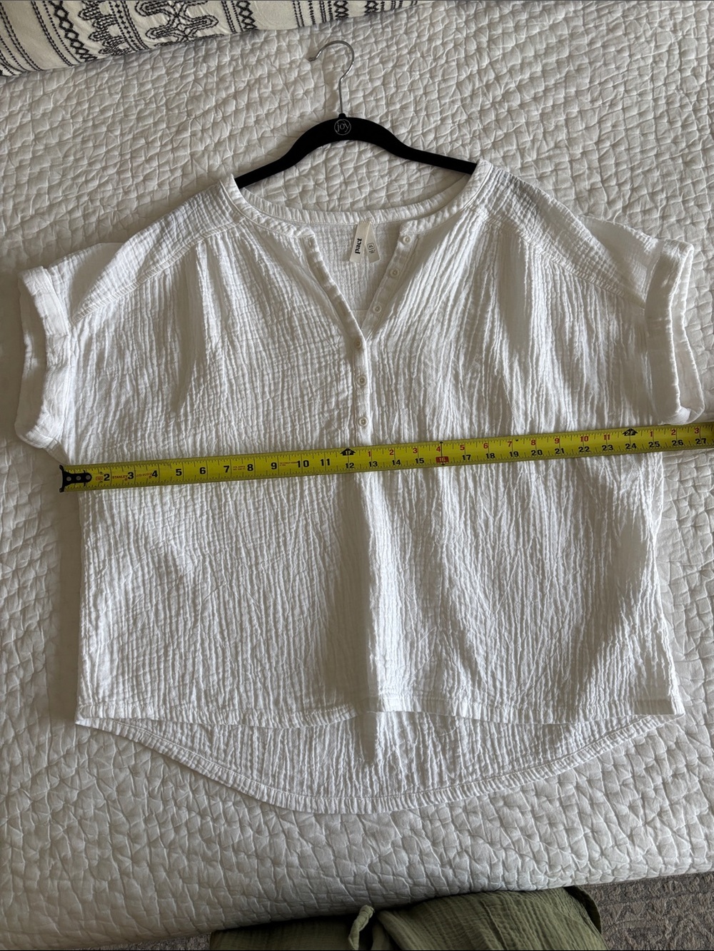 Pact Coastal Double Gauze Organic Cotton White XL - Picture 5 of 6